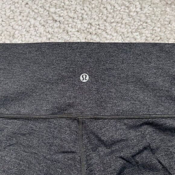 Lululemon Wunder Under Hi Rise Crop Legging  Heathered Gray - Picture 8 of 14